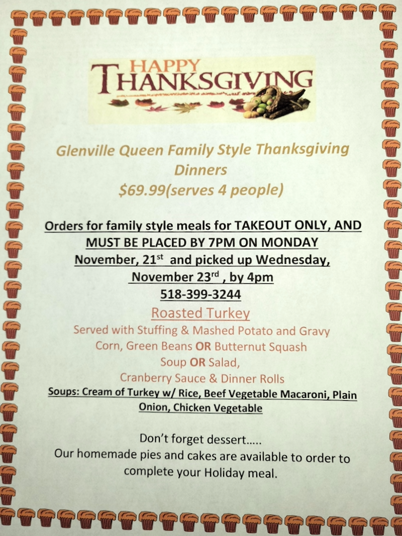 Happy Thanksgiving from The Glenville Queen